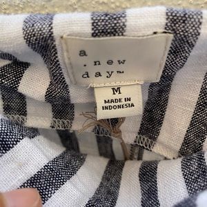 Cute! Med. A . new day from Target sundress. Dark blue & white.